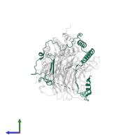 Chromatin assembly factor 1 subunit A in PDB entry 7y5u, assembly 1, side view.