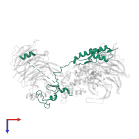 Chromatin assembly factor 1 subunit A in PDB entry 7y5u, assembly 1, top view.