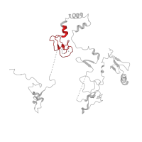 The deposited structure of PDB entry 7yi2 contains 2 copies of Pfam domain PF00628 (PHD-finger) in Transcriptional regulatory protein RCO1. Showing 1 copy in chain F [auth D].