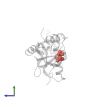 Modified residue SEP in PDB entry 7ykf, assembly 1, side view.