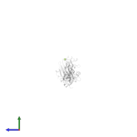 alpha-D-mannopyranose in PDB entry 7yl5, assembly 1, side view.