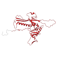 The deposited structure of PDB entry 7z45 contains 24 copies of Pfam domain PF17236 (Family of unknown function (DUF5309)) in Major head protein. Showing 1 copy in chain A.