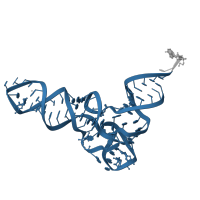 The deposited structure of PDB entry 7zai contains 1 copy of Rfam domain RF00005 (tRNA) in tRNA-MET. Showing 1 copy in chain EA [auth 4].