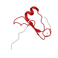 The deposited structure of PDB entry 7zai contains 1 copy of Pfam domain PF07754 (Small zinc finger protein HVO_2753-like, Zn-binding pocket) in Small zinc finger protein HVO-2753-like zinc-binding pocket domain-containing protein. Showing 1 copy in chain D [auth C].