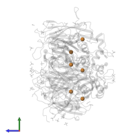 COPPER (II) ION in PDB entry 7zcr, assembly 1, side view.