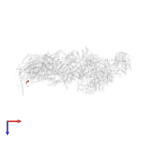 MYRISTIC ACID in PDB entry 7zeb, assembly 1, top view.