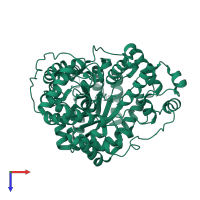 Pyruvate carboxylase in PDB entry 7zz2, assembly 1, top view.