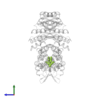 1-(2,4-dichlorophenyl)-3-oxidanyl-urea in PDB entry 8a1z, assembly 1, side view.