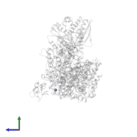 ZINC ION in PDB entry 8a5e, assembly 1, side view.