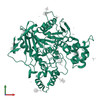 Cholinesterase in PDB entry 8ai7, assembly 1, front view.