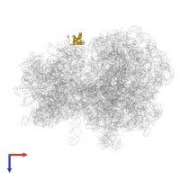 30S ribosomal protein S6, fully modified isoform in PDB entry 8am9, assembly 1, top view.