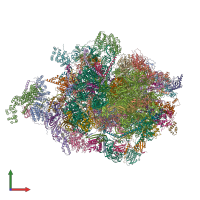 PDB entry 8any coloured by chain, front view.