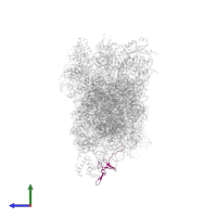 Ubiquitin-like domain-containing protein in PDB entry 8auv, assembly 1, side view.