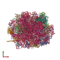 PDB entry 8azw coloured by chain, front view.