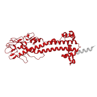 The deposited structure of PDB entry 8b3b contains 2 copies of Pfam domain PF00913 (Trypanosome variant surface glycoprotein (A-type)) in Trypanosome variant surface glycoprotein A-type N-terminal domain-containing protein. Showing 1 copy in chain A.