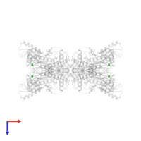 CHLORIDE ION in PDB entry 8bb1, assembly 1, top view.