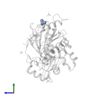 DIMETHYL SULFOXIDE in PDB entry 8bt2, assembly 1, side view.