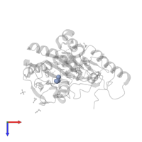 DIMETHYL SULFOXIDE in PDB entry 8bt2, assembly 1, top view.