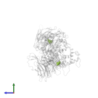 CITRIC ACID in PDB entry 8bua, assembly 1, side view.