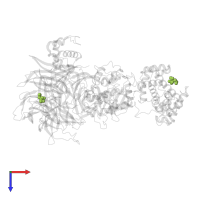 CITRIC ACID in PDB entry 8bua, assembly 1, top view.