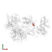 Modified residue TPO in PDB entry 8buo, assembly 2, front view.