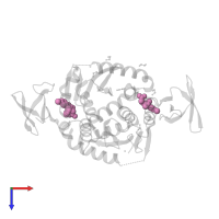 (6-chloro-2-oxo-4-phenyl-1,2-dihydroquinolin-3-yl)acetic acid in PDB entry 8buv, assembly 1, top view.