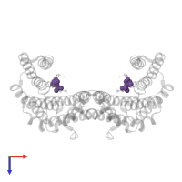 Modified residue TPO in PDB entry 8bwx, assembly 1, top view.