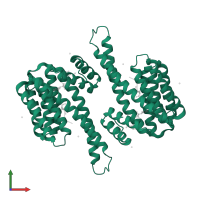 14-3-3 protein sigma in PDB entry 8bx3, assembly 1, front view.