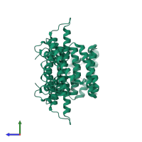 14-3-3 protein sigma in PDB entry 8bx4, assembly 1, side view.