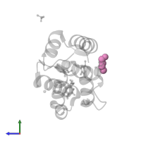 1-BUTANOL in PDB entry 8bxw, assembly 1, side view.