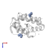 R-1,2-PROPANEDIOL in PDB entry 8bxw, assembly 1, top view.