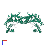 14-3-3 protein sigma in PDB entry 8bz0, assembly 1, top view.