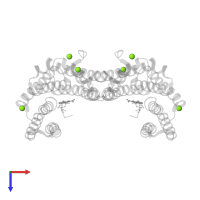 MAGNESIUM ION in PDB entry 8bz0, assembly 1, top view.