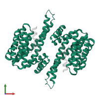 14-3-3 protein sigma in PDB entry 8c1y, assembly 1, front view.