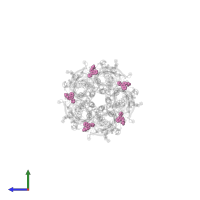 1-(3-chlorophenyl)sulfonyl-4-piperazin-1-yl-pyrrolo[3,2-c]quinoline in PDB entry 8cc7, assembly 1, side view.