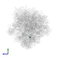 Modified residue G7M in PDB entry 8cdl, assembly 1, side view.