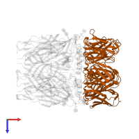 Nanobody E3 in PDB entry 8ce4, assembly 1, top view.