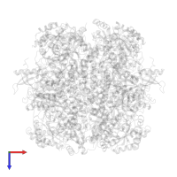 2-CARBOXYARABINITOL-1,5-DIPHOSPHATE in PDB entry 8cmy, assembly 1, top view.