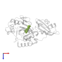 LIPOIC ACID in PDB entry 8cri, assembly 1, top view.