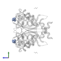 SULFATE ION in PDB entry 8ct7, assembly 1, side view.