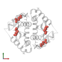 Modified residue CAF in PDB entry 8ct7, assembly 1, front view.