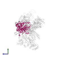 DNA polymerase alpha subunit B in PDB entry 8d9d, assembly 1, side view.