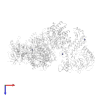 ZINC ION in PDB entry 8d9d, assembly 1, top view.
