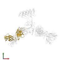 Antibody CR3022 light chain in PDB entry 8dw2, assembly 1, front view.