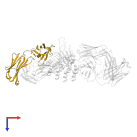 Antibody CR3022 light chain in PDB entry 8dw2, assembly 1, top view.