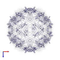 VP3 in PDB entry 8e3c, assembly 1, top view.