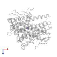 MANGANESE (II) ION in PDB entry 8e6l, assembly 1, top view.