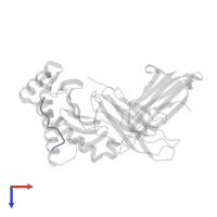 peptide RARARARARARAFVKKKYCL in PDB entry 8ec5, assembly 1, top view.