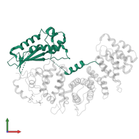 Guanine nucleotide-binding protein G(s) subunit alpha isoforms short in PDB entry 8el7, assembly 1, front view.