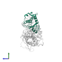 Guanine nucleotide-binding protein G(s) subunit alpha isoforms short in PDB entry 8el7, assembly 1, side view.